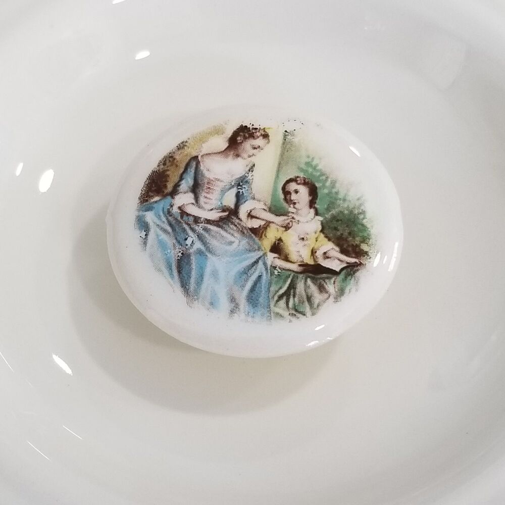vintage American Limoges Triumph China d'Or china covered serving bowl 22k trim - Picture 3 of 11